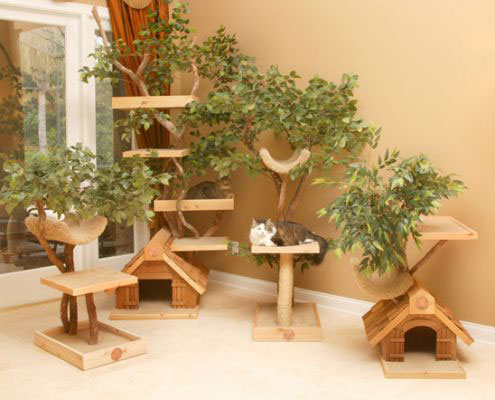 Meubles pour animaux de compagnie dans l'appartement