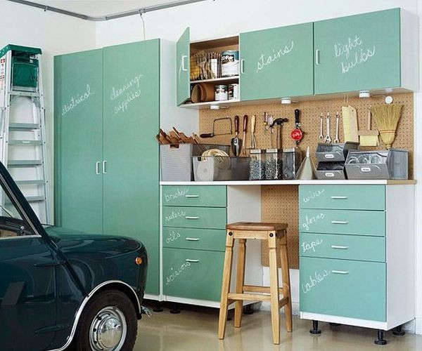 Meubles pour outils dans le garage