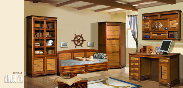 Meubles en bouleau pour chambre d'enfant