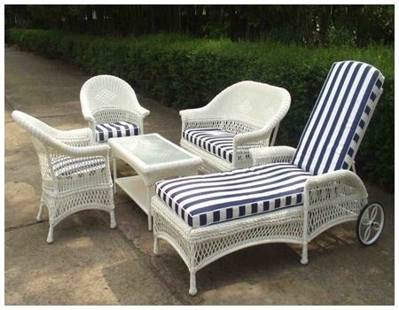 Meubles en rotin plastique durable