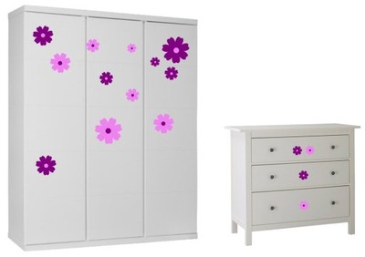 Meubles autocollants fleur