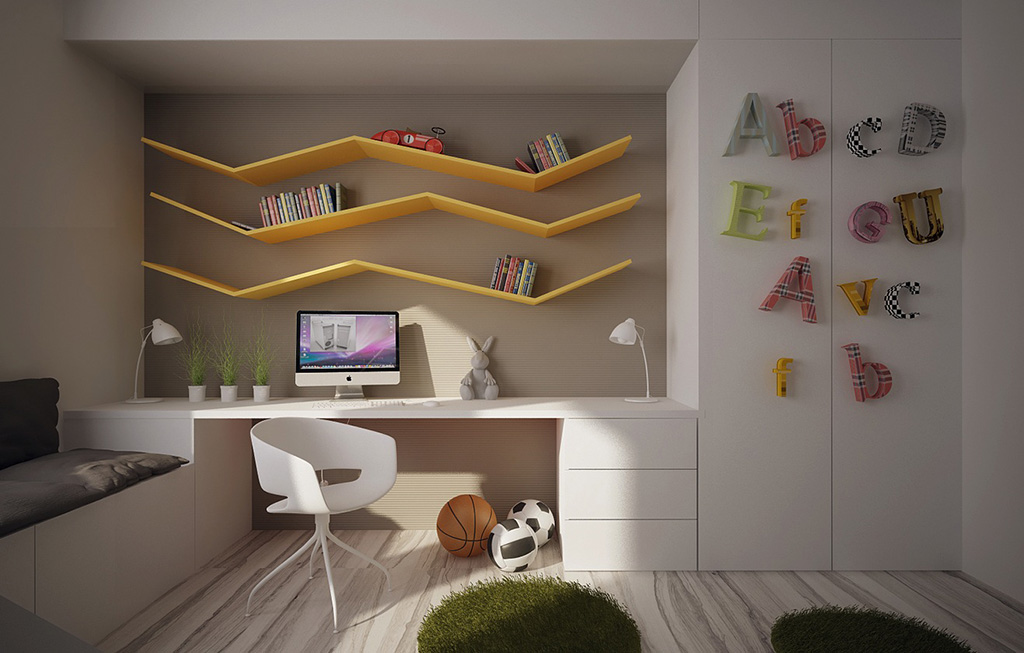 Disposition des chambres d'enfants