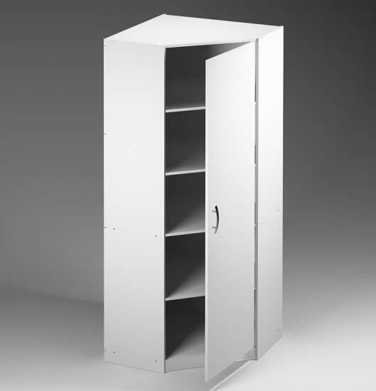 Armoire d'angle de bureau