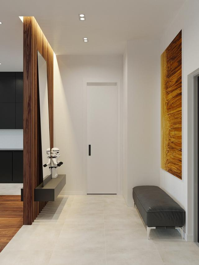 Décoration de salle de couloir étroit