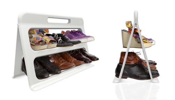 Étagère à chaussures pratique et soignée