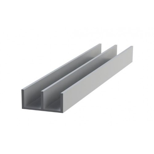 Profil en aluminium en forme de Sh