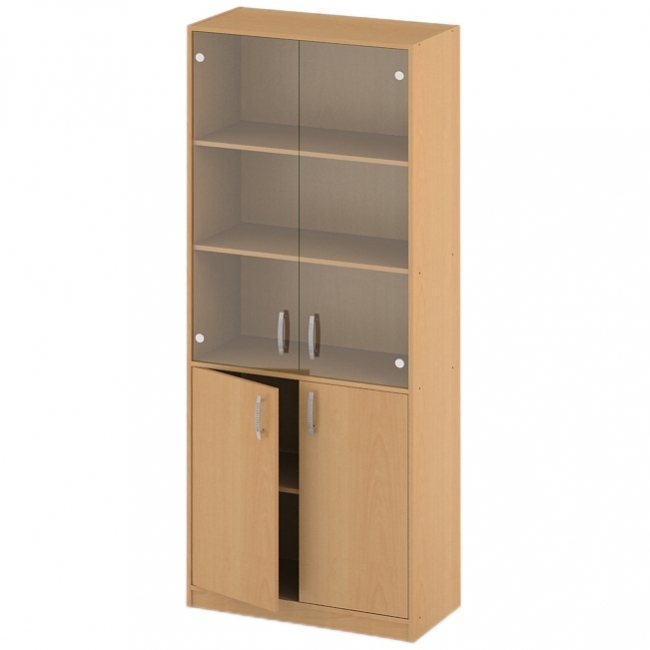 Armoire avec verre