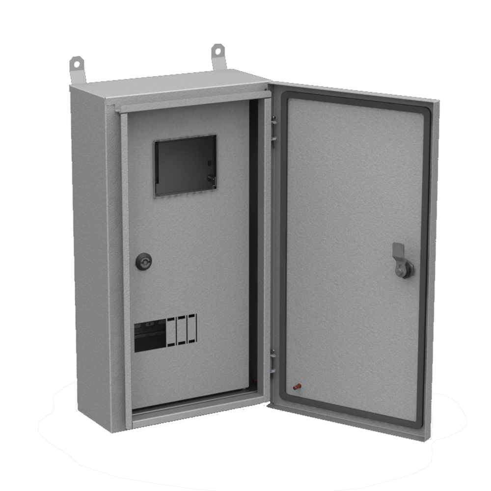 Armoire de dosage avec fixations