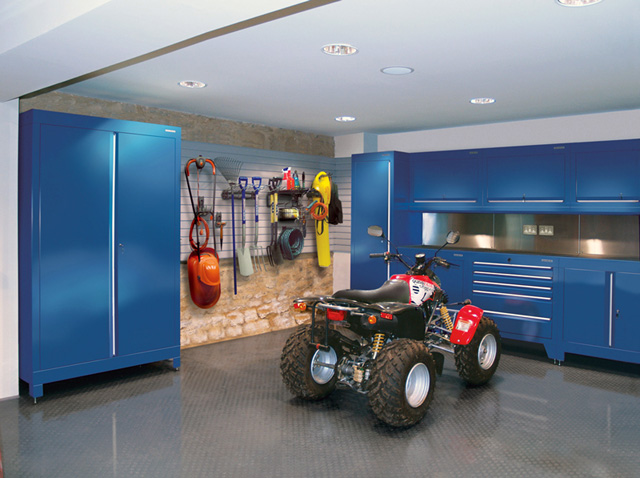 Armoires bleues