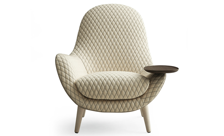 Fauteuil blanc moderne