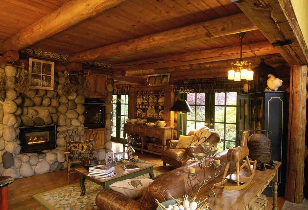 Style campagnard à l'intérieur de la maison