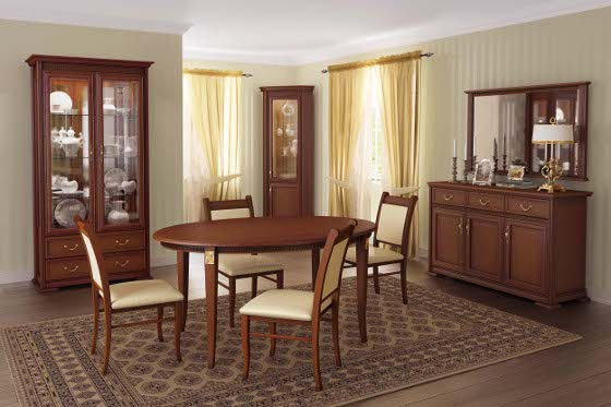 Salle à manger dans l'appartement