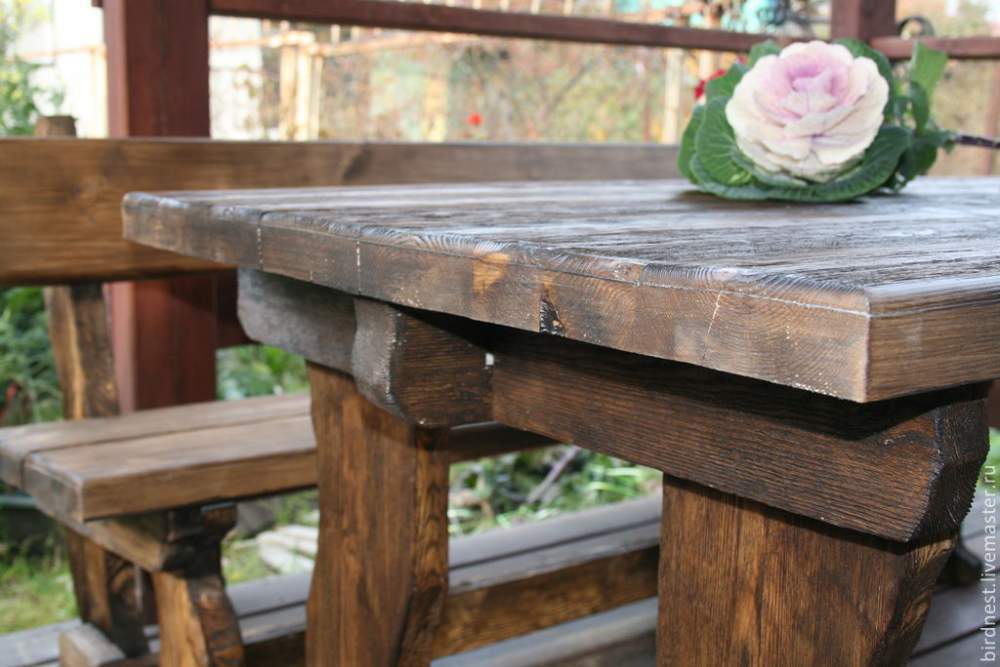Tables brossées