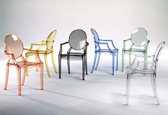 Chaises en plastique