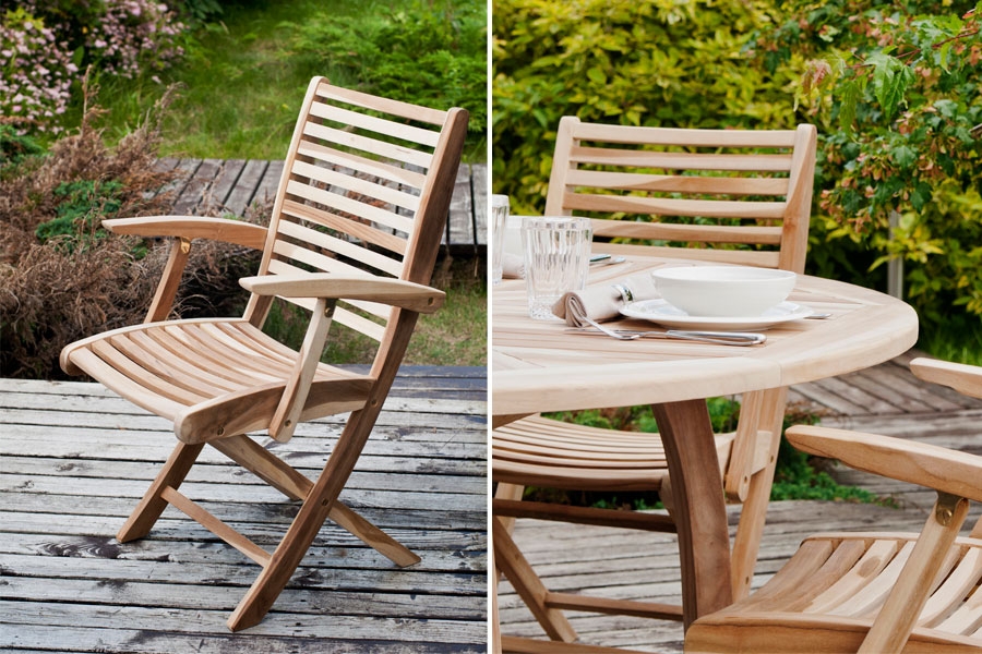 Chaises en teck