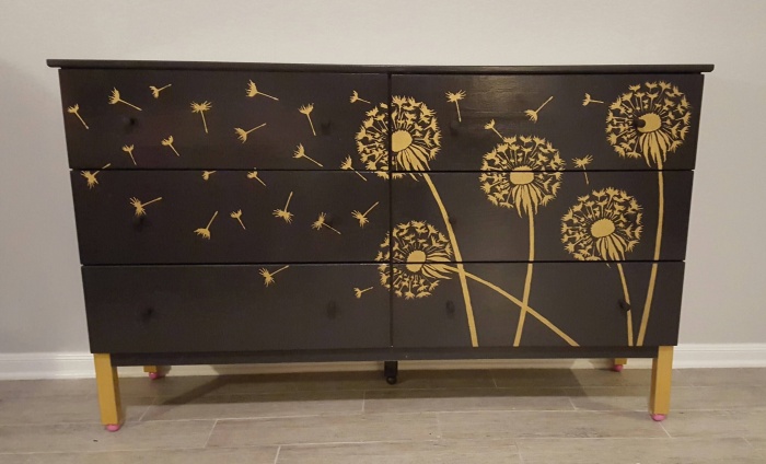 Pochoir pour meubles
