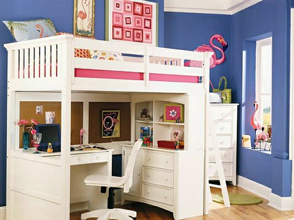 Mobilier blanc pour aménager une chambre d'enfant