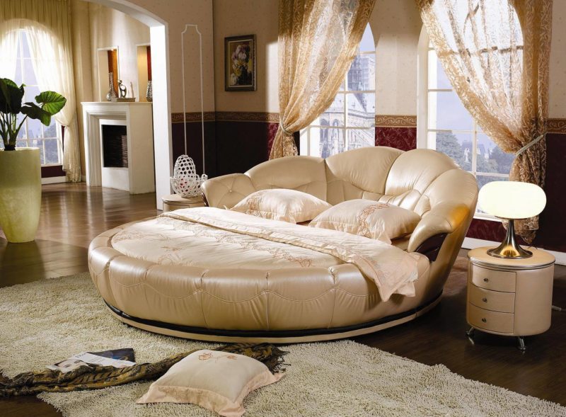 Mobilier de chambre beige