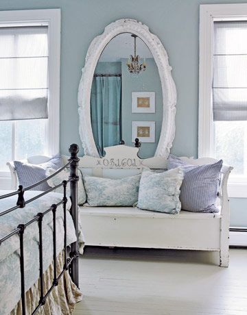 Grand miroir à l'intérieur