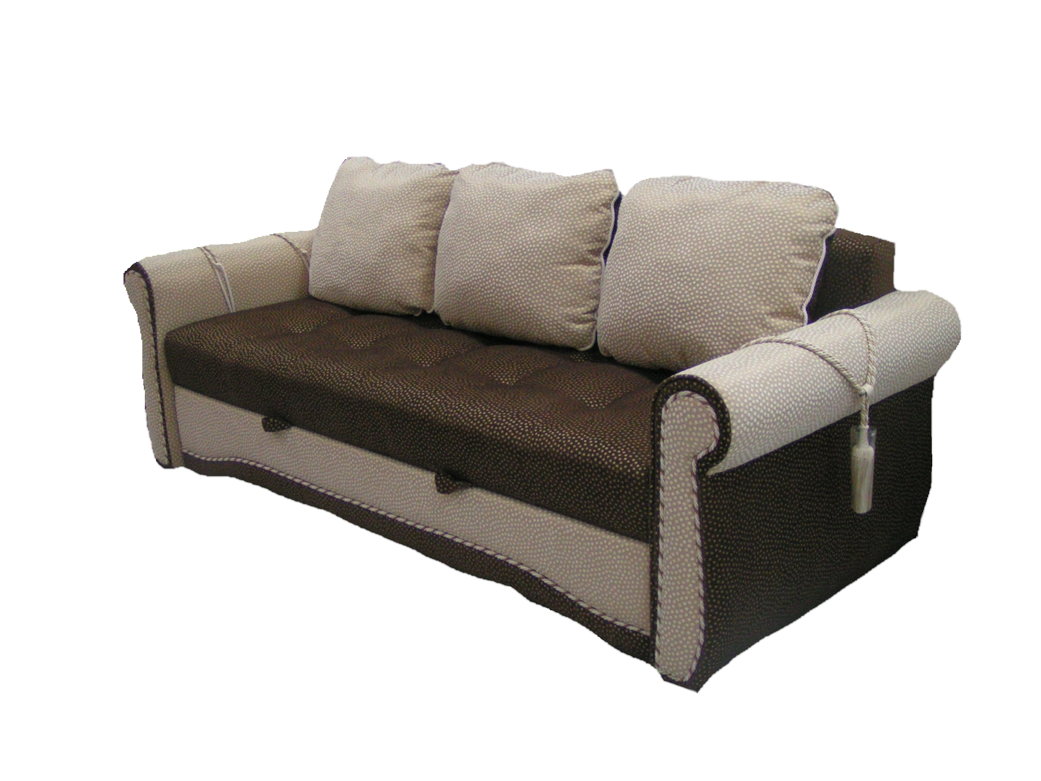 Canapé quadruple avec un lit de couchage pratique pour un adolescent