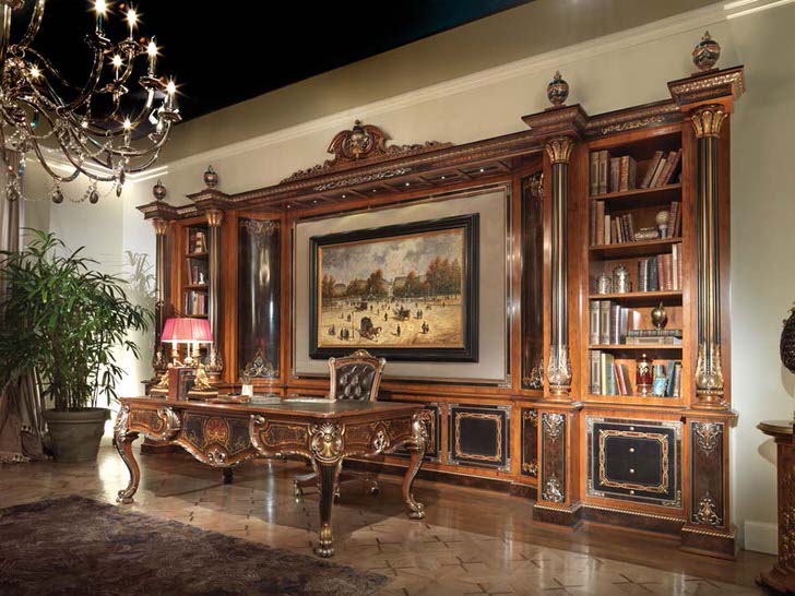 Ensemble en bois pour le salon