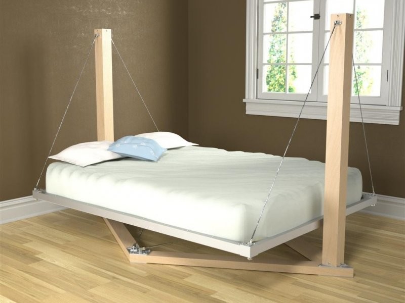 Balançoire à cadre en bois pour dormir