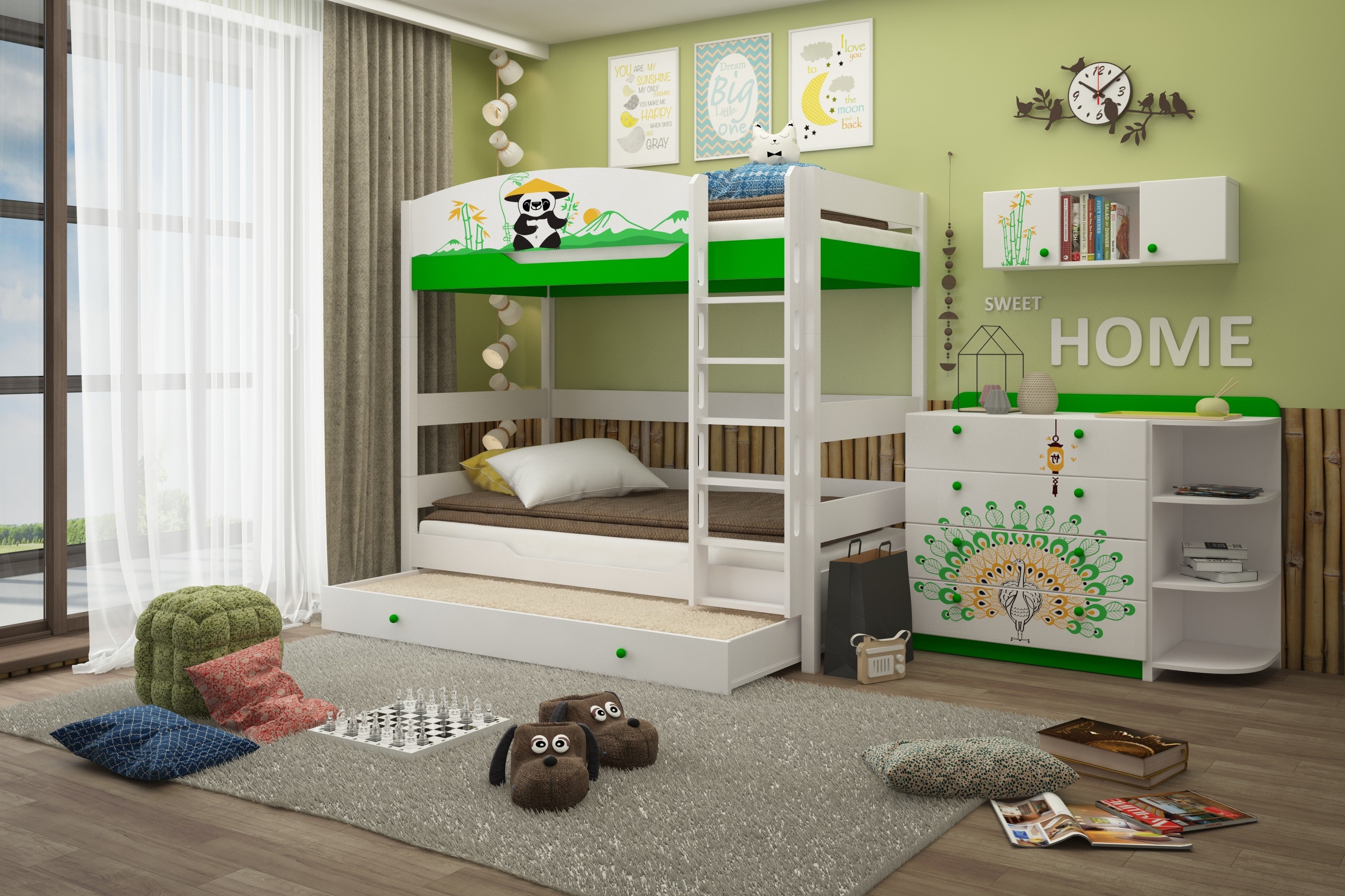 Modèle enfant d'une couchette
