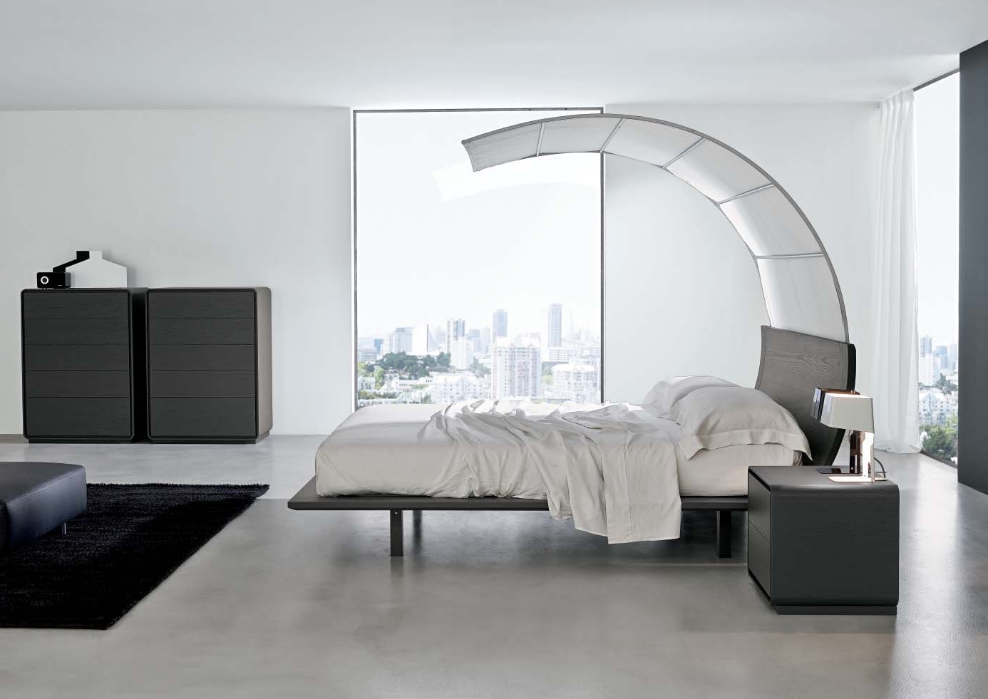 Design d'intérieur de chambre de style minimalisme
