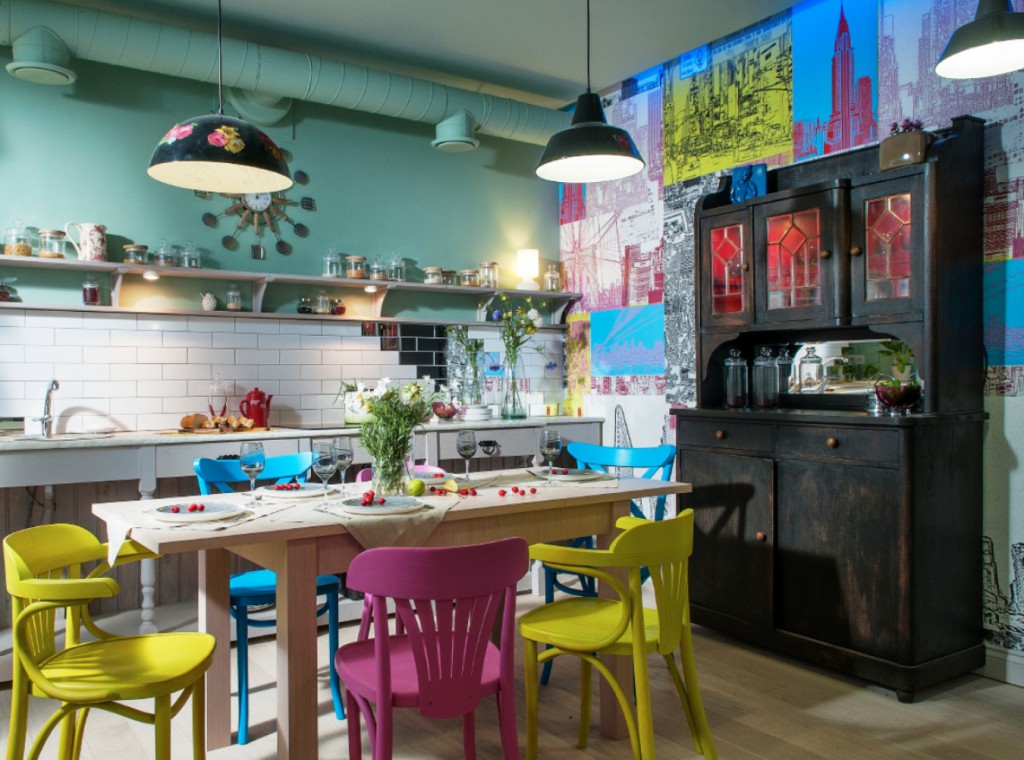 Café design dans un style fusion.