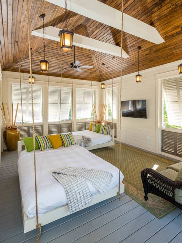 Conception de chambre de style plage