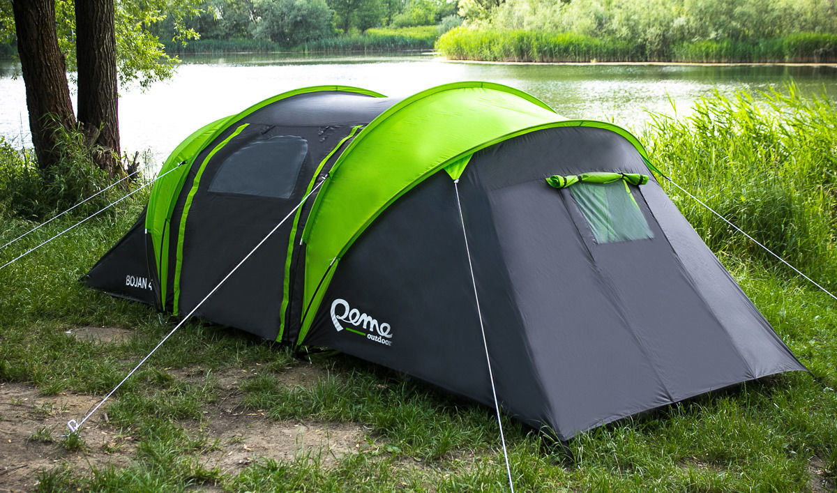 Tente de camping pliante double couche