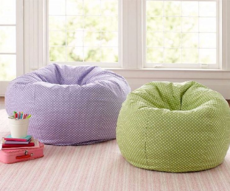 Pouf élégant à l'intérieur