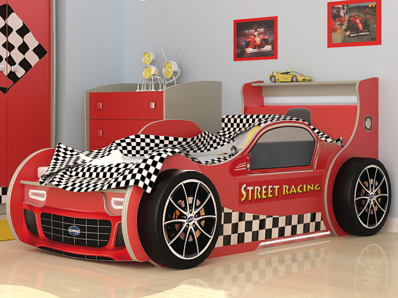 Lit de voiture de course