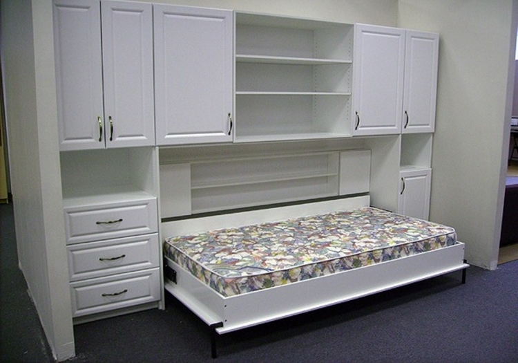 Lit armoire horizontal
