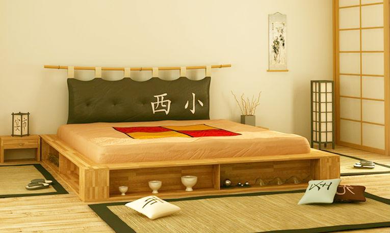 Décor créatif d'un lit moderne