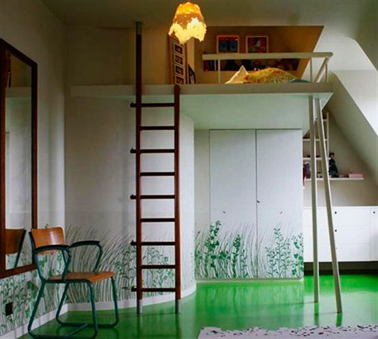 Notes créatives de l'intérieur de la chambre