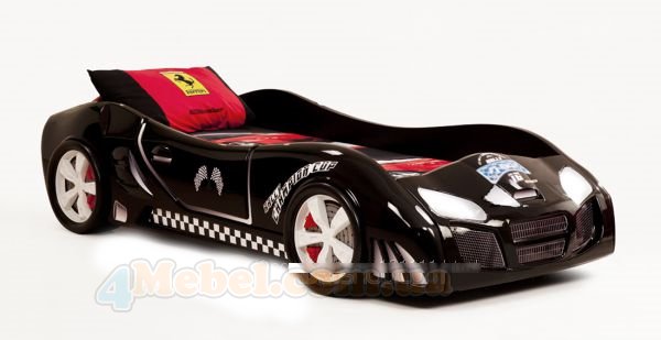 Lit voiture noir Fast and Furious