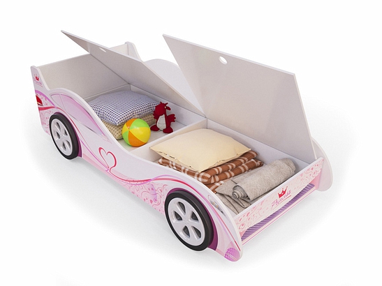 Lit voiture pour la chambre de la fille