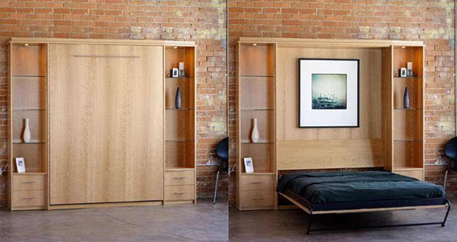 Un lit transformable est parfait pour les amoureux du minimalisme