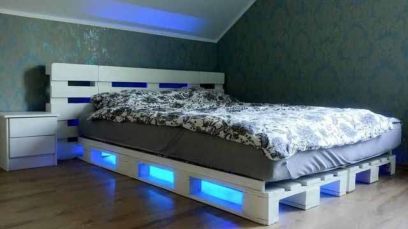 Meubles pour une chambre de palettes