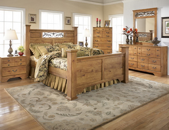 Meubles en bois de style rustique
