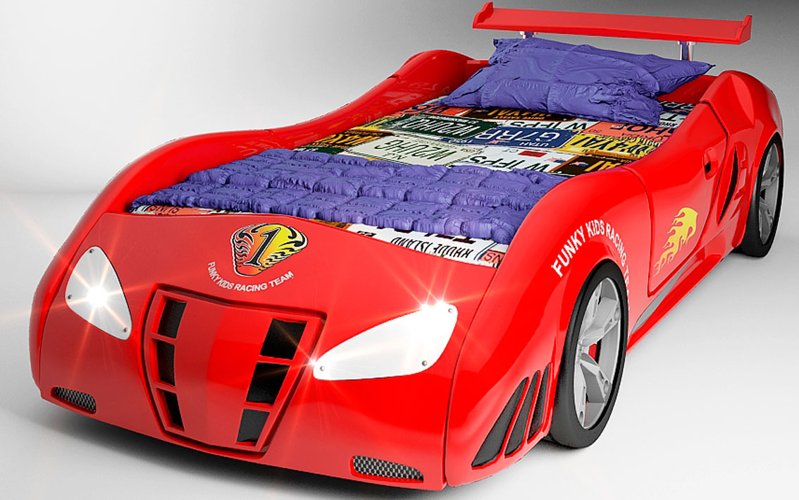 Meubles rouges Ferrari
