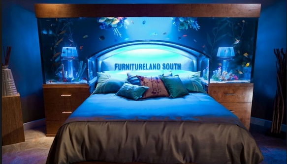 Meubles avec aquarium intégré