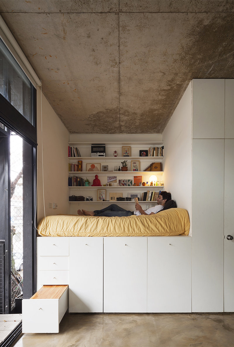 Endroit de couchage minimaliste