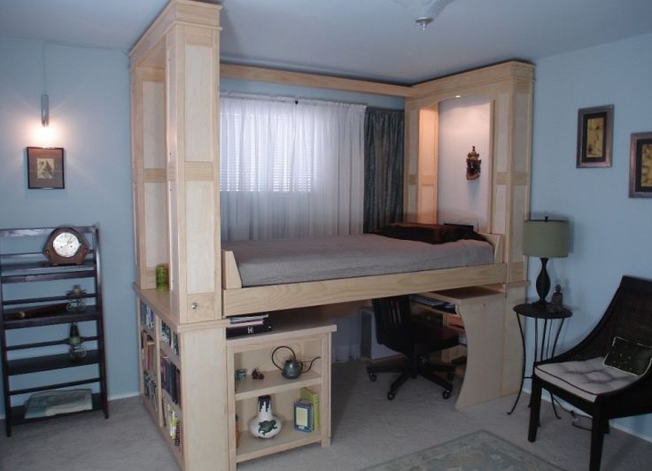 Maquette d'un lit insolite