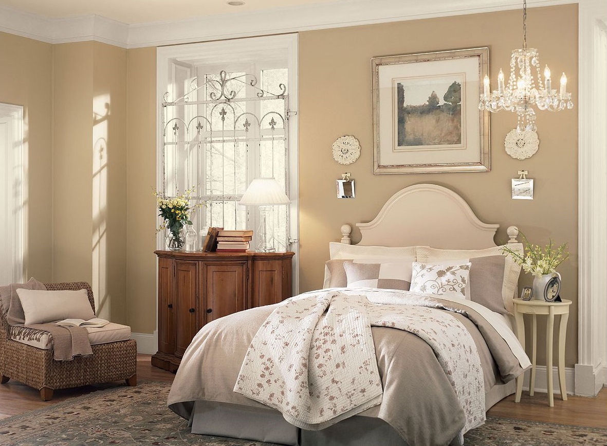 Design doux d'un lit double