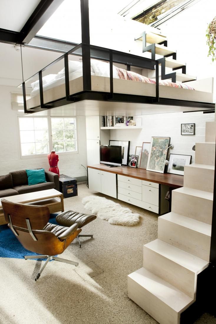Lieu insolite pour un lit
