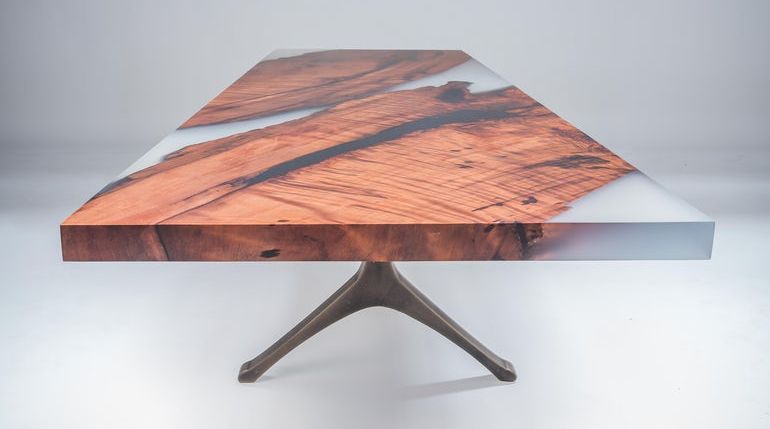 Table à manger Epoxy River