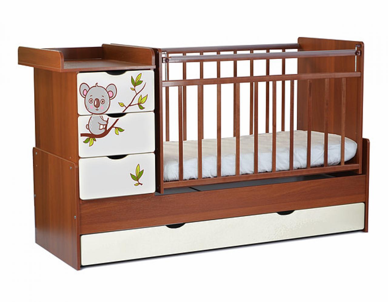 Lit bébé en bois original pour enfant