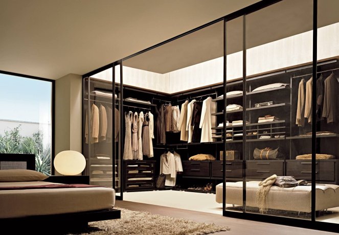 Dressing en U dans la chambre
